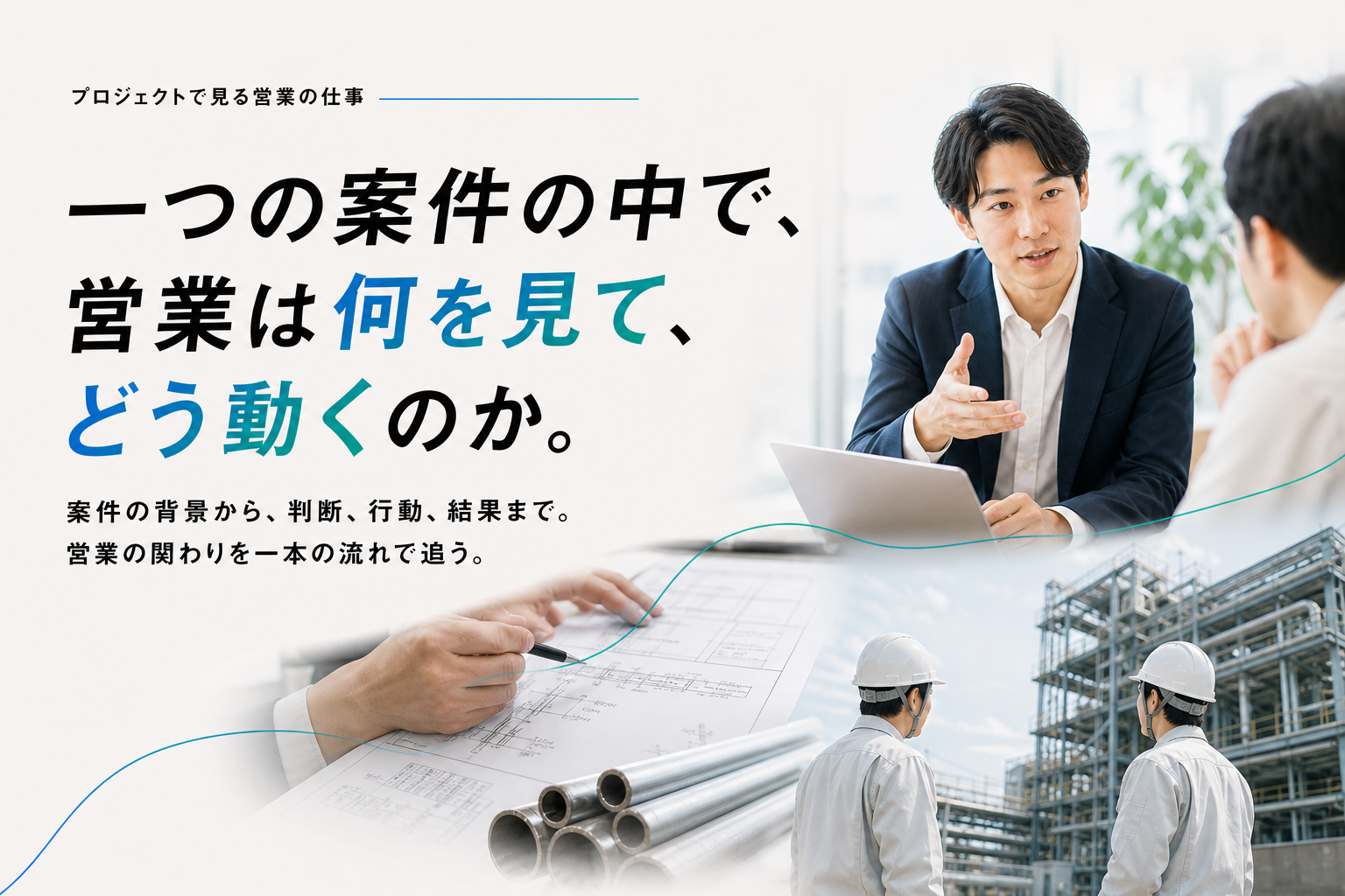 一つの案件の中で、営業は何を見て、どう動くのか。